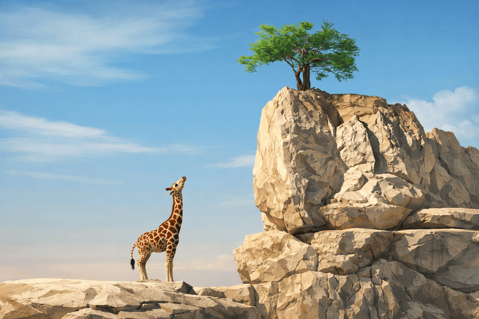 The challenging Giraffe c
